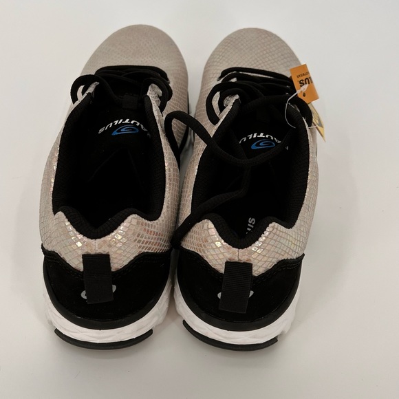 NWT Nautilus Spark Oxford Safety Shoe Womens 8.5 White Iridescent Workwear N1075 - Picture 2 of 11